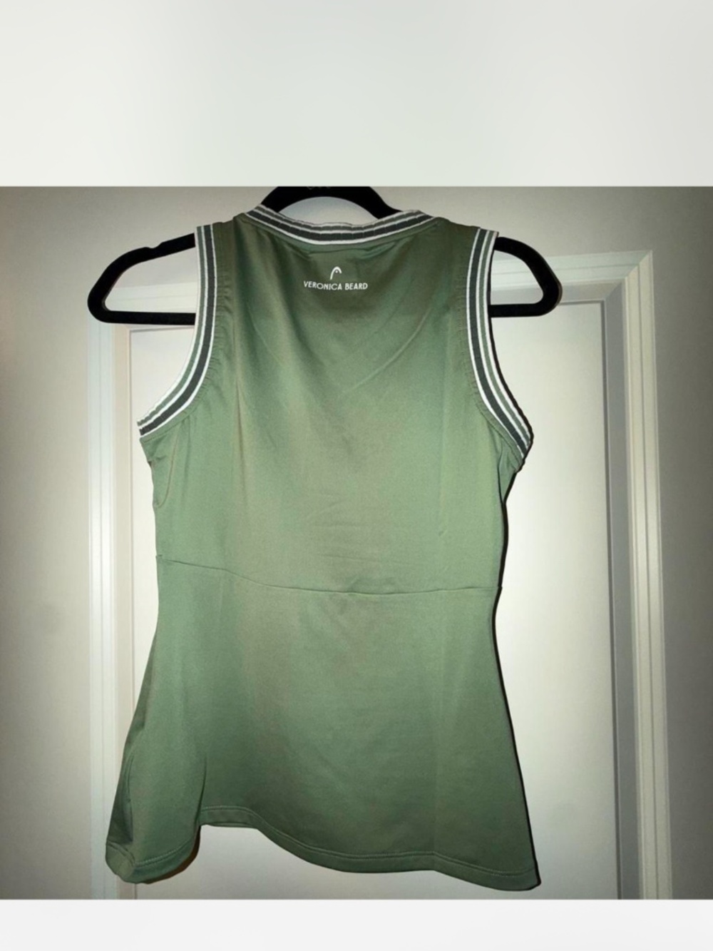 Veronica beard x Head green tennis skirt & tank - matching set (Small) - Picture 4 of 12
